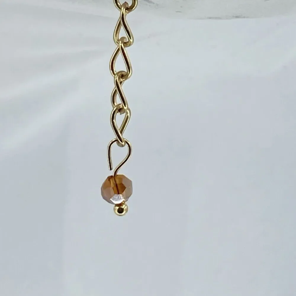 Vintage Gold Tone Necklace 21